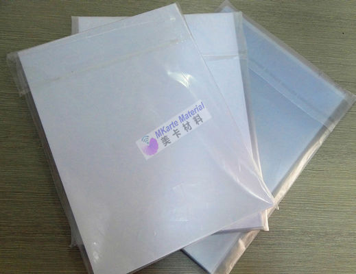 0.15mm-0.40mm PVC φύλλο μελάνης Offset εκτύπωση λευκό ψηφιακό εκτυπώσιμο υλικό κάρτας τράπεζας PVC