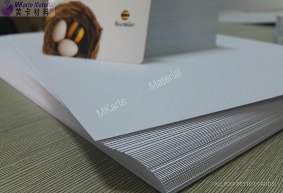 0.15mm-0.40mm PVC φύλλο μελάνης Offset εκτύπωση λευκό ψηφιακό εκτυπώσιμο υλικό κάρτας τράπεζας PVC