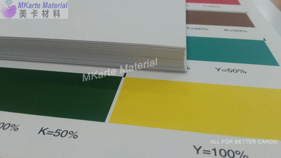 Α4 Α3 Μέγεθος 0,15-0,4mm Λευκό χρώμα φύλλο εκτύπωσης κάρτας PVC για έξυπνη κάρτα εκτυπώσιμη