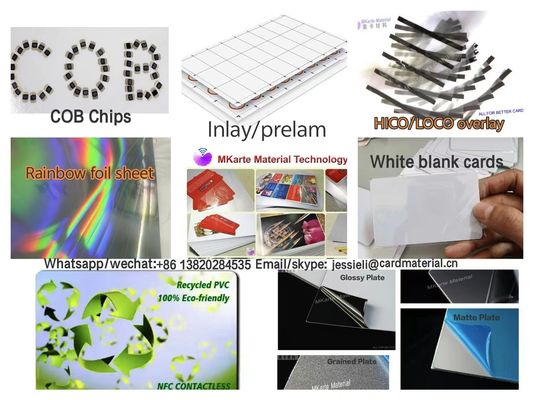 Πλατεία ≤1mm/m Πλαστική κάρτα PVC HP Indigo Ψηφιακή εκτύπωση με καλή αντοχή σε αντίκτυπα