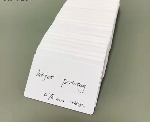 CR80 54*85.6MM Εκτυπωτής καρτών Inkjet PVC Card Body Material για Ακριβή και Ακριβή Εκτύπωση