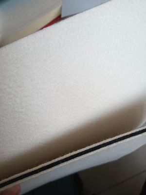 Επένδυση έξυπνης κάρτας με άνετα μαξιλαράκια από τσόχα με φινίρισμα μάλλινης επιφάνειας και μαύρο υλικό σιλικόνης στη μέση