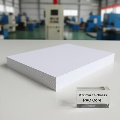 0.30mm πάχος Offset εκτυπώσιμο φύλλο πυρήνα PVC για την παραγωγή τραπεζικών καρτών