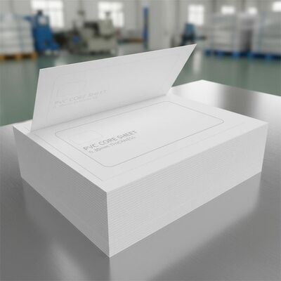 0.30mm πάχος Offset εκτυπώσιμο φύλλο πυρήνα PVC για την παραγωγή τραπεζικών καρτών
