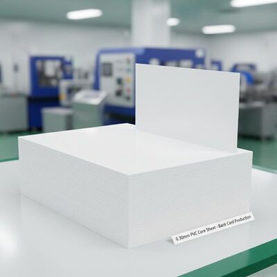 0.30mm πάχος Offset εκτυπώσιμο φύλλο πυρήνα PVC για την παραγωγή τραπεζικών καρτών