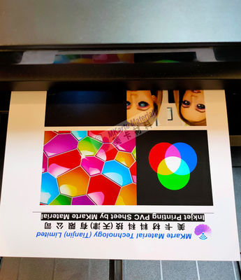 Ασημένιο μέγεθος φύλλων A4 A3 PVC Inkjet εκτυπώσιμο με την άριστη προσκόλληση μελανιού