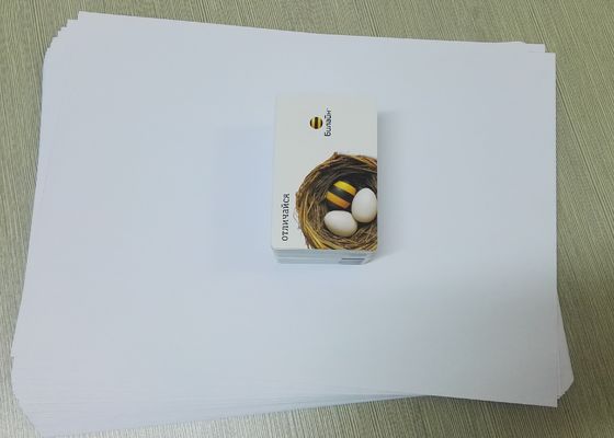 Ενιαίο πλαισιωμένο εκτυπώσιμο κοινό λευκό φύλλων πυρήνων PVC/άσπρο χρώμα βραδυνού