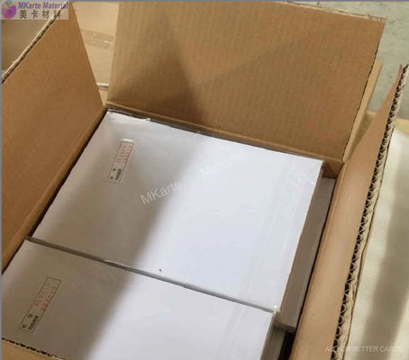 Διαφανές άσπρο PVC εκτύπωσης Inkjet φύλλων πυρήνων φύλλο Inkjet φύλλων διαφανές