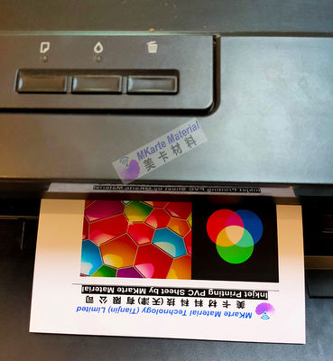 Συνήθειας πλαστικά φύλλα PVC Inkjet εκτυπώσιμα κατάλληλα για ολόκληρο τον εκτυπωτή Inkjet σειράς