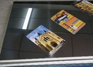Εξαιρετικά στιλπνός τελειώστε το πιάτο ανοξείδωτου καρτών για Laminator καρτών τη χρήση