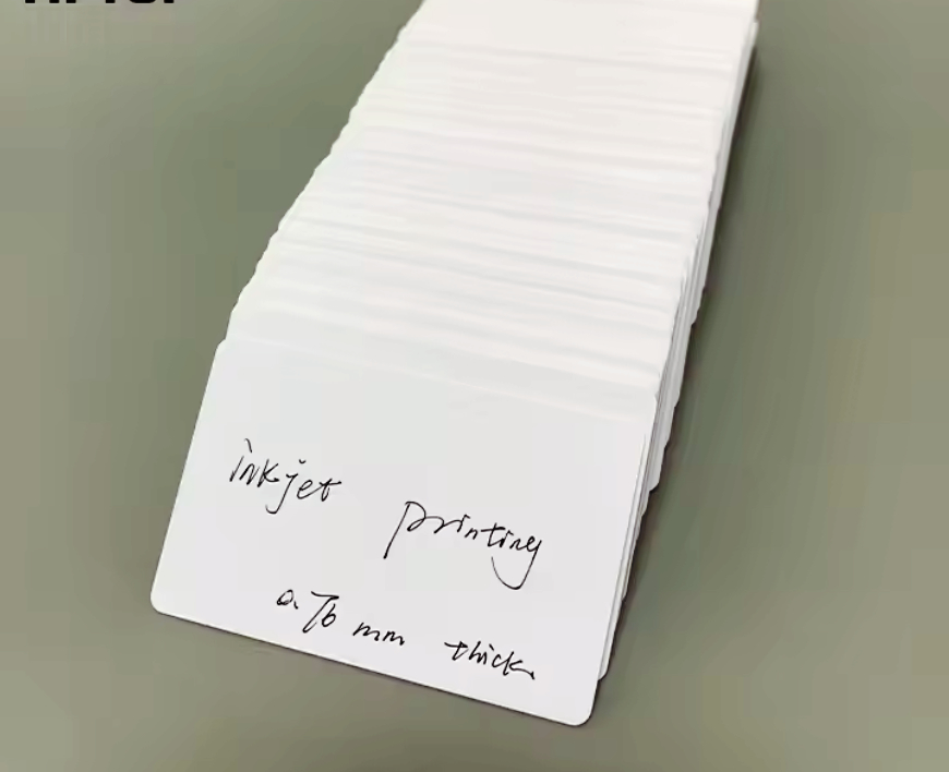 CR80 54*85.6MM Card Body Material Inkjet PVC Card Printer for Precise and Accurate Printing