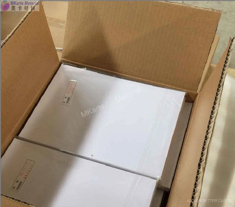 Διαφανές άσπρο PVC εκτύπωσης Inkjet φύλλων πυρήνων φύλλο Inkjet φύλλων διαφανές