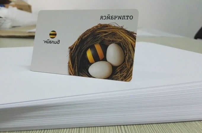 Double-sided ψηφιακά εκτυπώσιμα φύλλα PVC για τους ψηφιακούς εκτυπωτές για την πλαστική παραγωγή καρτών