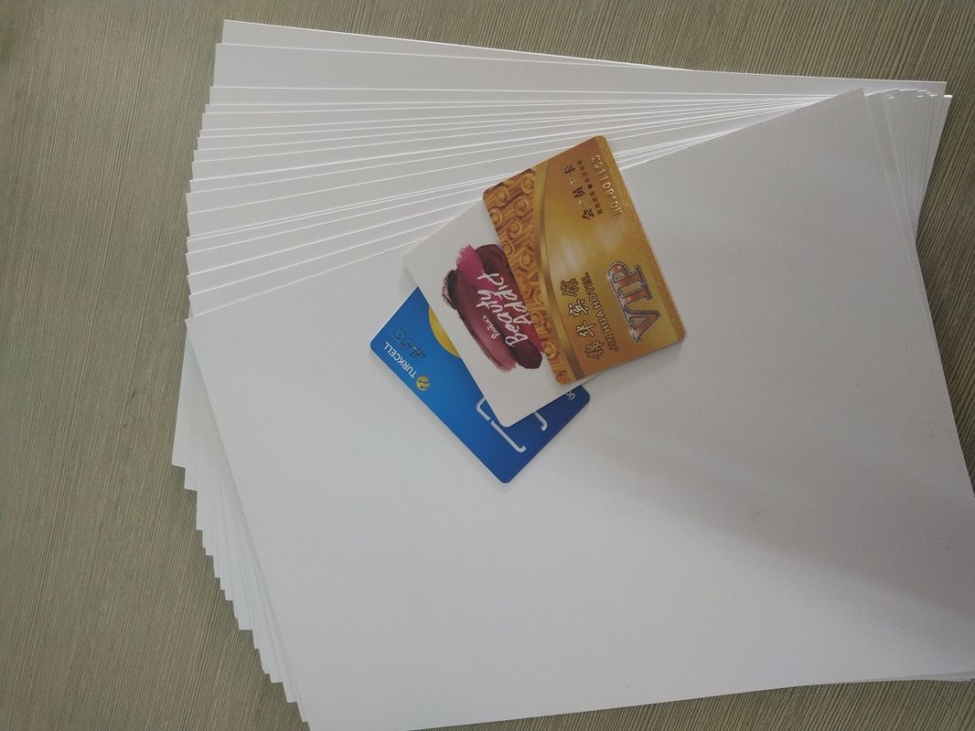 A3 άσπρα υλικά παραγωγής έξυπνων καρτών φύλλων PVC εκτύπωσης Inkjet μεγέθους
